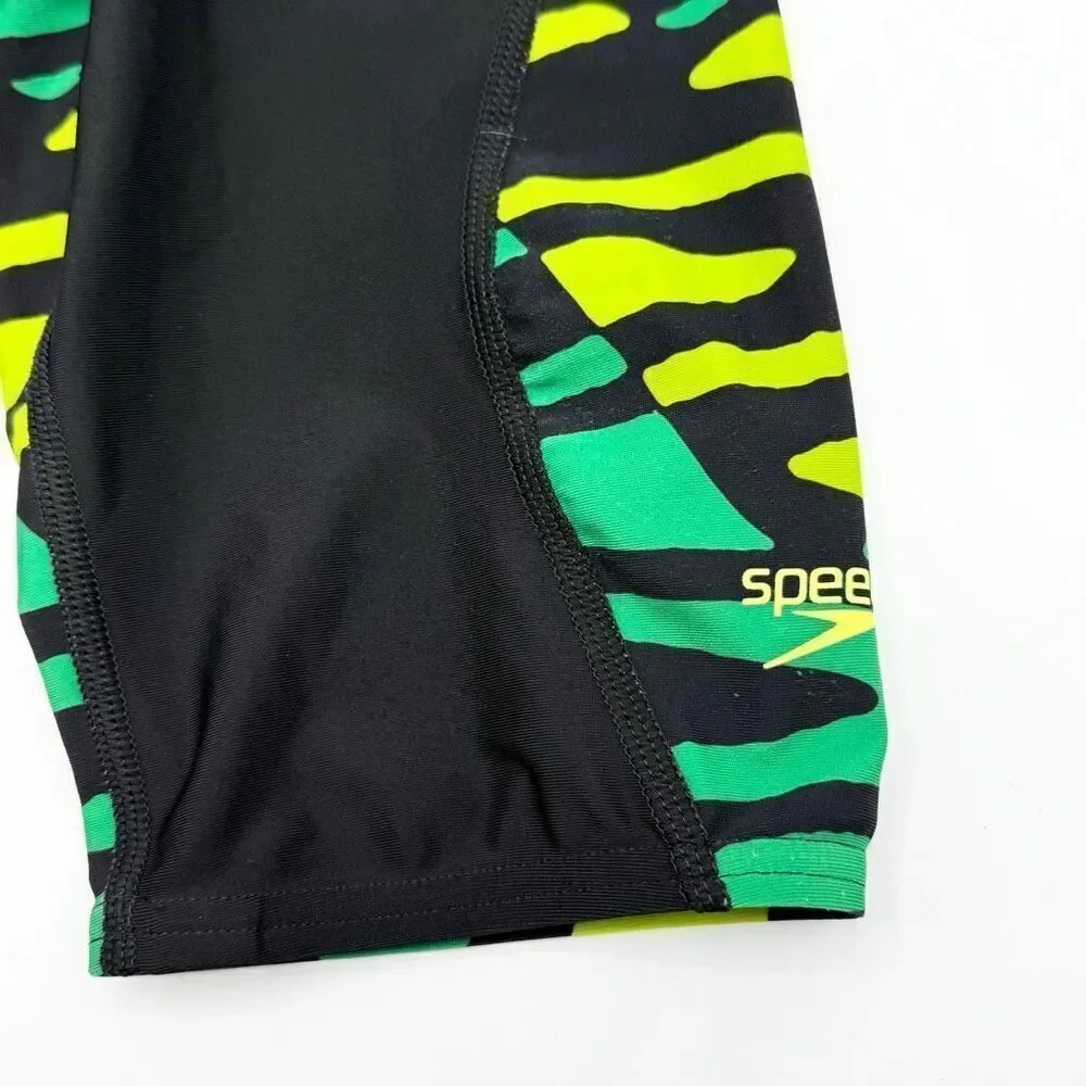 Speedo Disco Boom Splice Jammer - Size 26 / 9” Inseam - Drawcord Swim Bottoms